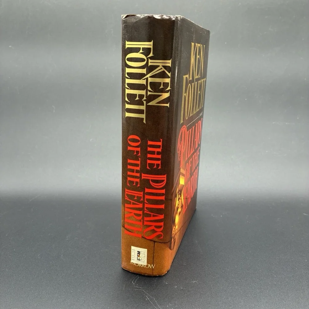 The Pillars of the Earth Ken Follett 1st Edition 1st Print HC‎ DJ 1989